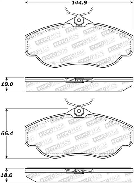 StopTech - StopTech Street Brake Pads