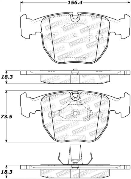 StopTech - StopTech Street Brake Pads