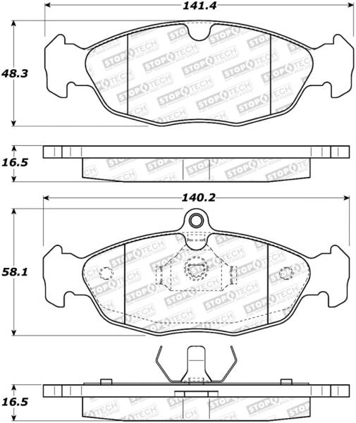 StopTech - StopTech Street Brake Pads