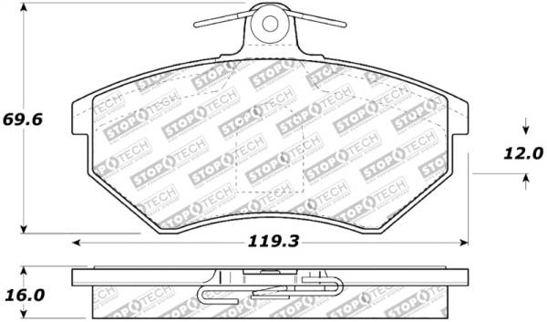 StopTech - StopTech Street Touring Brake Pads