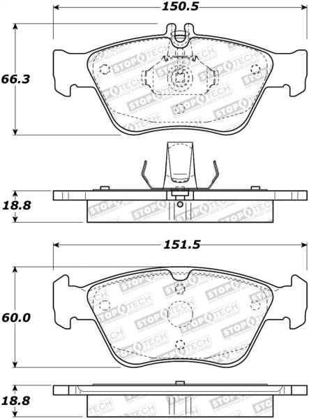 StopTech - StopTech Street Brake Pads