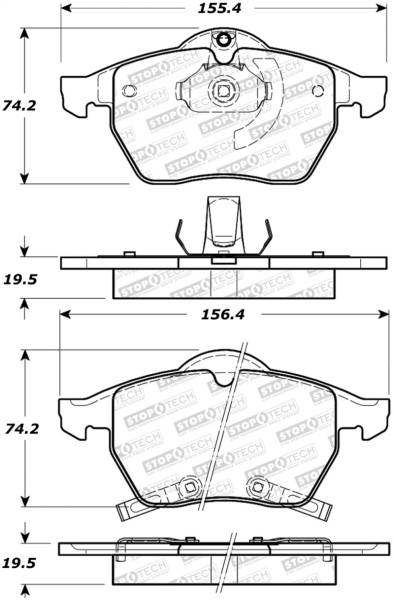 StopTech - StopTech Street Brake Pads