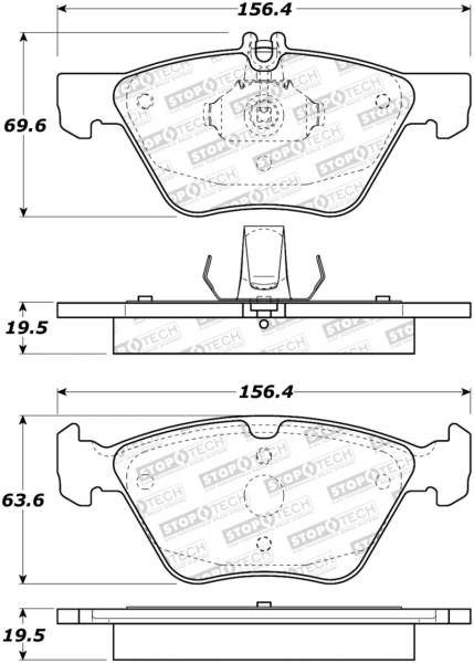 StopTech - StopTech Street Brake Pads