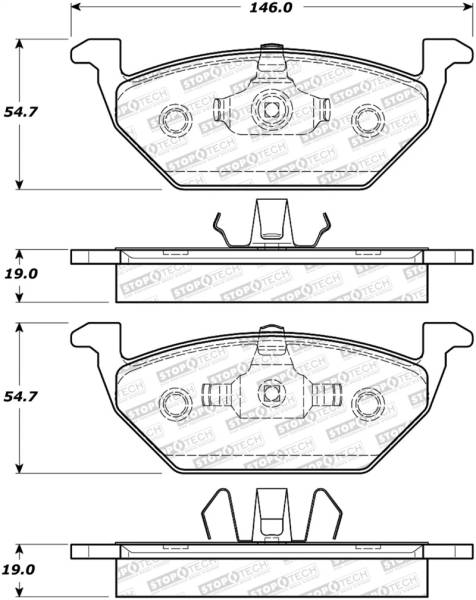 StopTech - StopTech Street Brake Pads