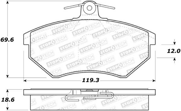 StopTech - StopTech Street Brake Pads