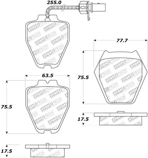 StopTech - StopTech Street Touring Brake Pads