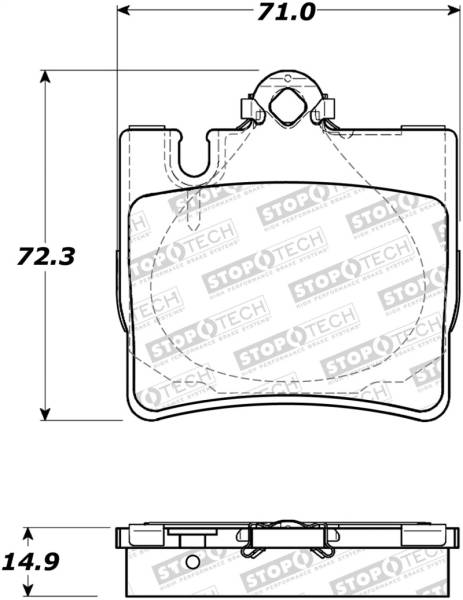 StopTech - StopTech Street Brake Pads