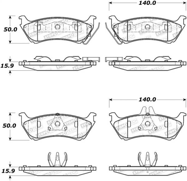 StopTech - StopTech Street Brake Pads