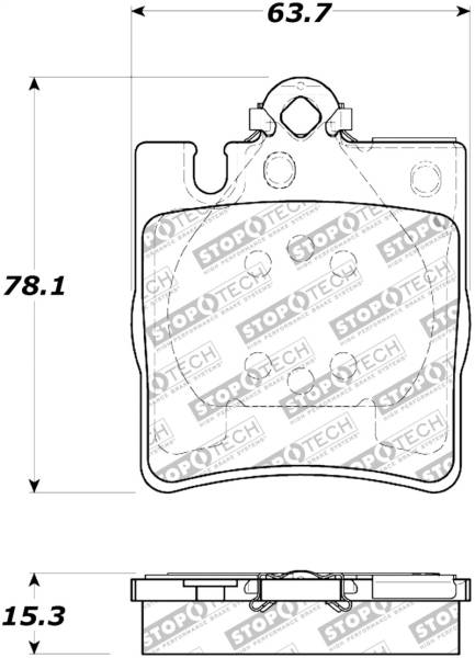 StopTech - StopTech Street Touring Brake Pads