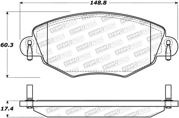 StopTech - StopTech Street Brake Pads