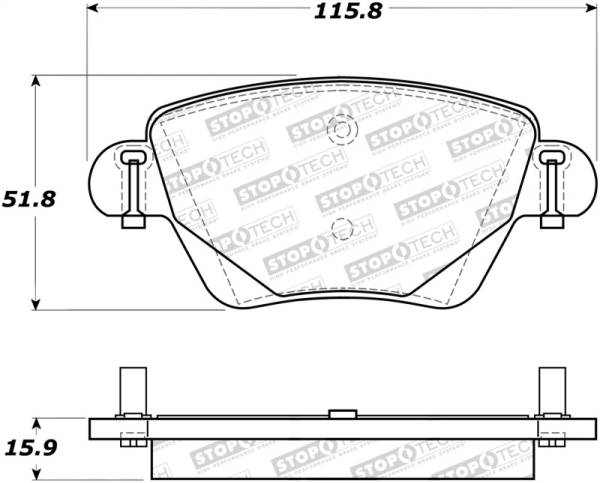 StopTech - StopTech Street Brake Pads