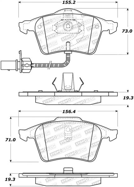 StopTech - StopTech Street Brake Pads