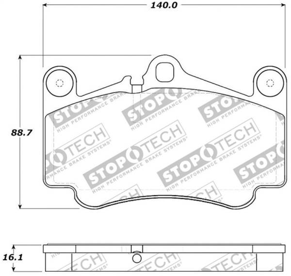 StopTech - StopTech Street Touring Brake Pads