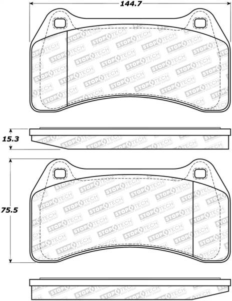 StopTech - StopTech Street Brake Pads