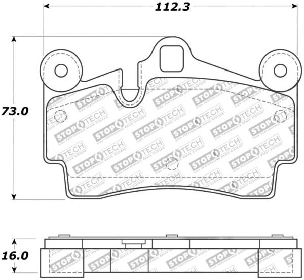 StopTech - StopTech Street Touring Brake Pads