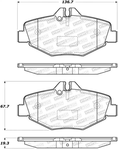 StopTech - StopTech Street Brake Pads