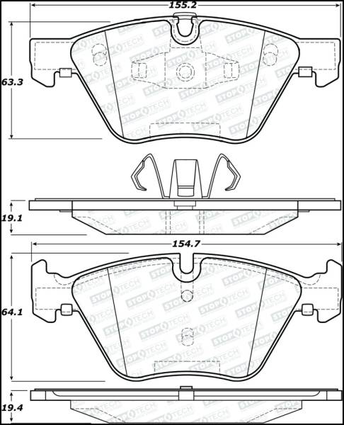 StopTech - StopTech Street Brake Pads