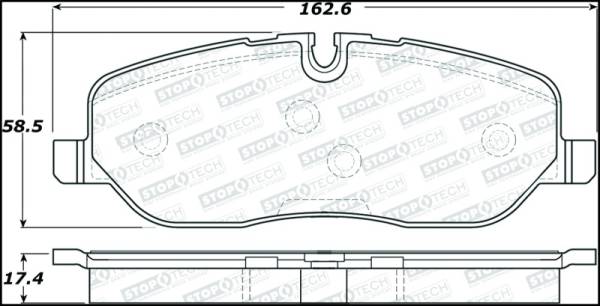 StopTech - StopTech Street Brake Pads