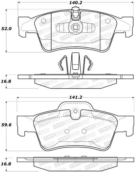 StopTech - StopTech Street Brake Pads