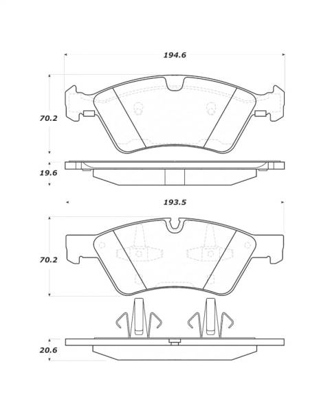 StopTech - StopTech Street Touring Brake Pads