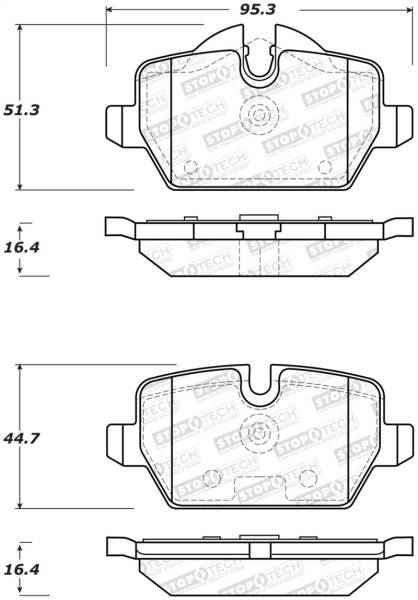 StopTech - StopTech Street Brake Pads