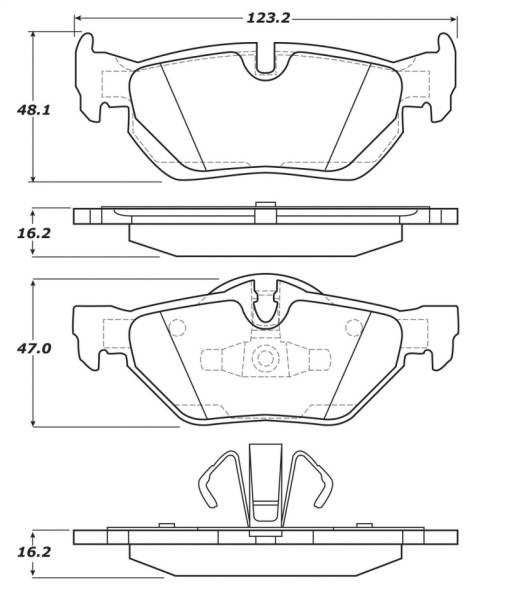 StopTech - StopTech Street Touring Brake Pads