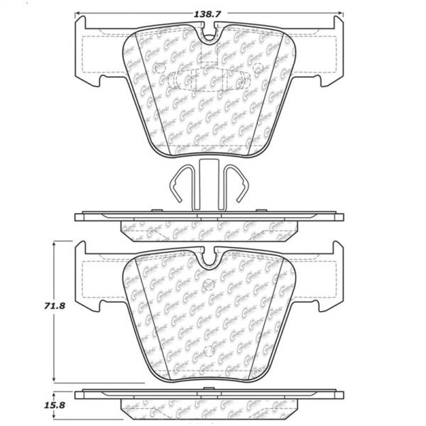 StopTech - StopTech Street Touring Brake Pads