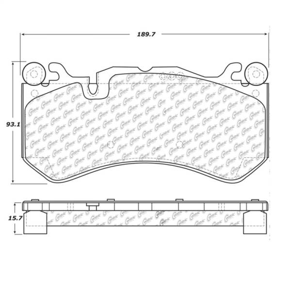 StopTech - StopTech Mercedes Benz Front Street Touring Brake Pads