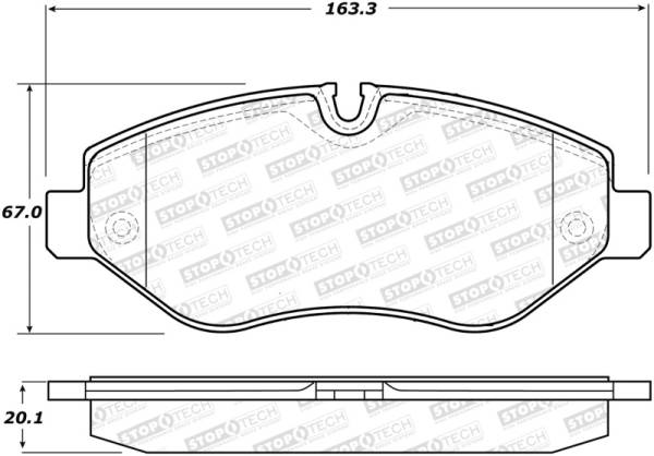 StopTech - StopTech Street Brake Pads - Front