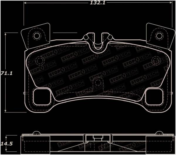 StopTech - StopTech Street Brake Pads - Front