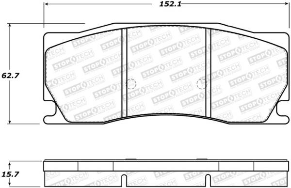 StopTech - StopTech Street Brake Pads - Rear