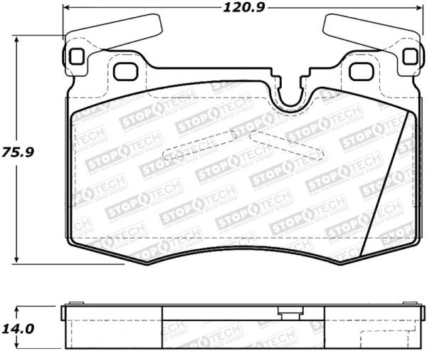 StopTech - StopTech Street Brake Pads - Front