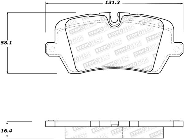 StopTech - StopTech Street Brake Pads - Rear