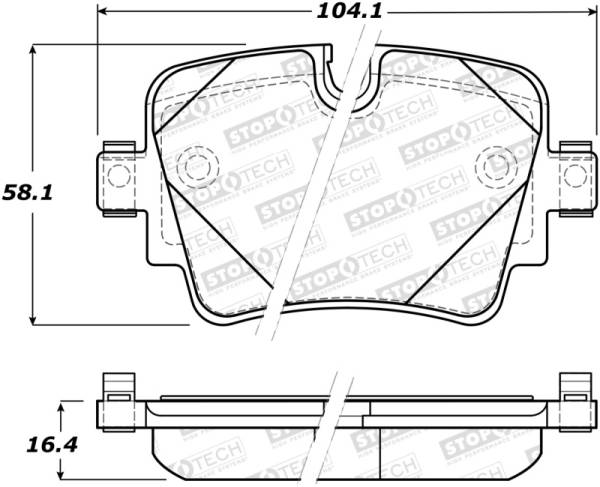 StopTech - StopTech Street Brake Pads - Front