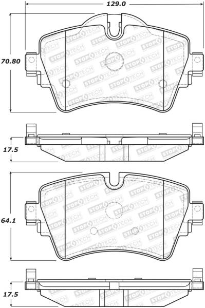 StopTech - StopTech Street Brake Pads - Front