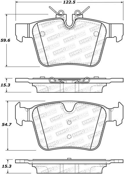 StopTech - StopTech Street Brake Pads - Front