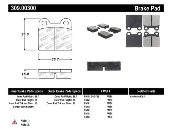 StopTech - StopTech Performance Brake Pads