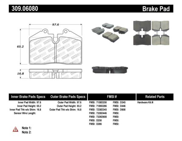 StopTech - StopTech Performance Pad