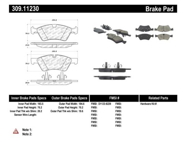 StopTech - StopTech Performance Brake Pads