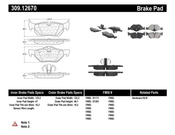 StopTech - StopTech Performance Brake Pads