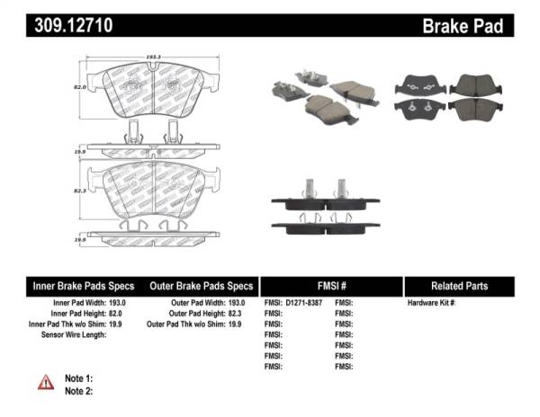 StopTech - StopTech Performance Brake Pads