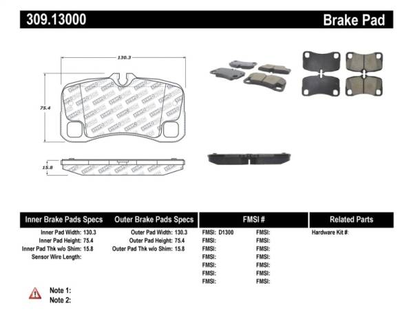 StopTech - StopTech Performance Brake Pads