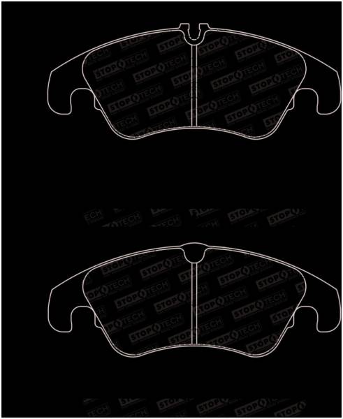 StopTech - StopTech 12-19 Audi A6 / 11-18 Audi A7 Quattro Sport Brake Pads w/Shims and Hardware - Front