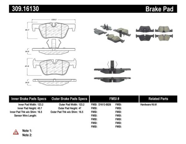 StopTech - StopTech Performance Brake Pads