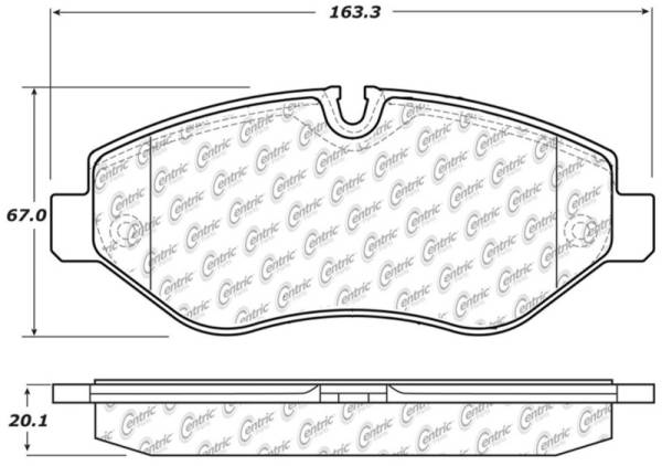 StopTech - StopTech 10-18 Mercedes-Benz Sprinter 2500 Front Truck & SUV Brake Pad