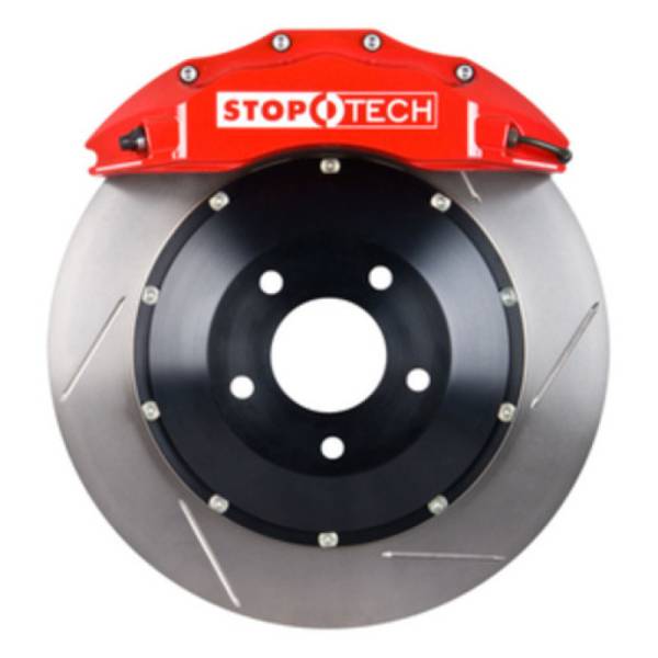 StopTech - StopTech BBK 07-09 BMW 335i/335d Front 355x32 Slotted 2pc Rotors ST-60 Red Calipers