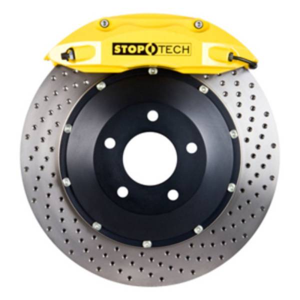 StopTech - StopTech BBK 08-13 BMW M3/11-12 1M Coupe Rear Yellow ST-40 Calipers 355 x 32 Drilled Rotors