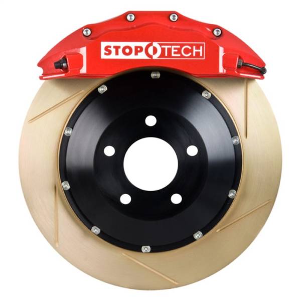 StopTech - StopTech Porsche 911 05-10 Carrera Front BBK ST-60 Caliper Red / 2pc Zinc Slotted 380x32mm Rotor