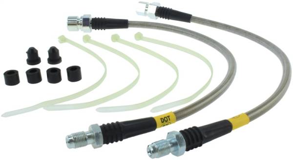 StopTech - StopTech Ferrari 90-94 348 / 94-99 F355 Rear Stainless Steel Brake Line Kit