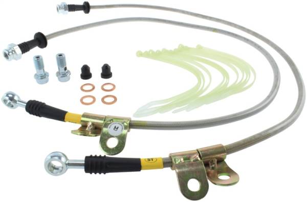 StopTech - StopTech 05-09 Land Rover LR 3 / 06-09 Range Rover Front Stainless Steel Brake Line Kit